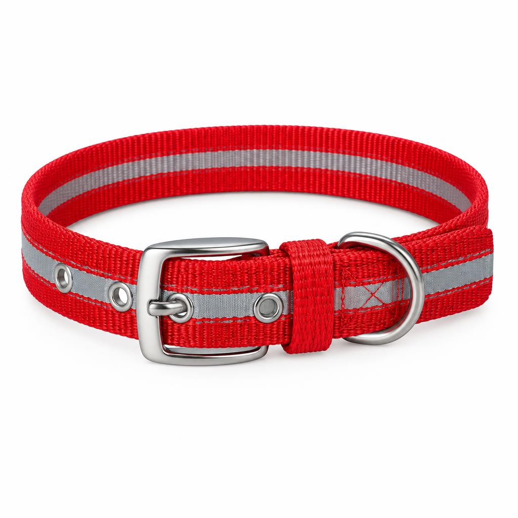 Collar de Nylon Reflectivo Hocitos